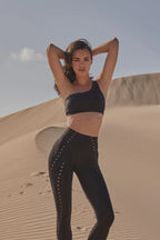 One-shoulder Laser Cut Sports Bra
