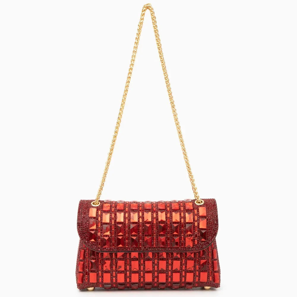 Vioraia Ayesha Gemstones Clutch Bag