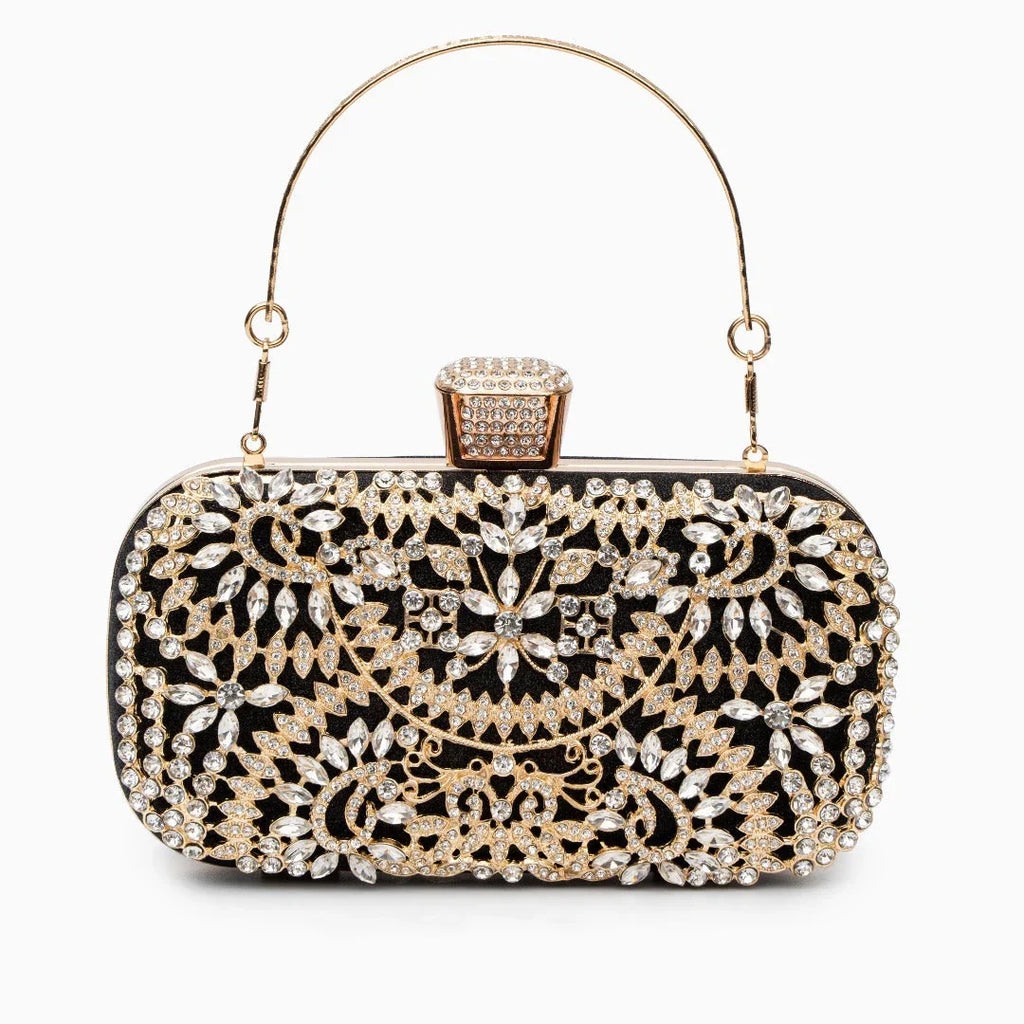 Vioraia Luxurious Flower Clutch Bag