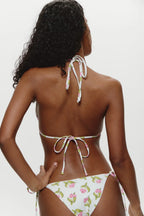 Grace Beaded Triangle Bikini Top - Cherry Picked
