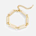 Vioraia Opal Gold Baguette Bracelet