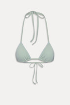 Nick Triangle Halter Bikini Top - Minty