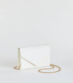 Class Act Faux Leather Envelope Crossbody Bag