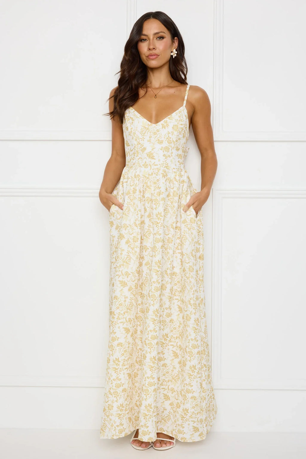 Waking Sun Maxi Dress Yellow