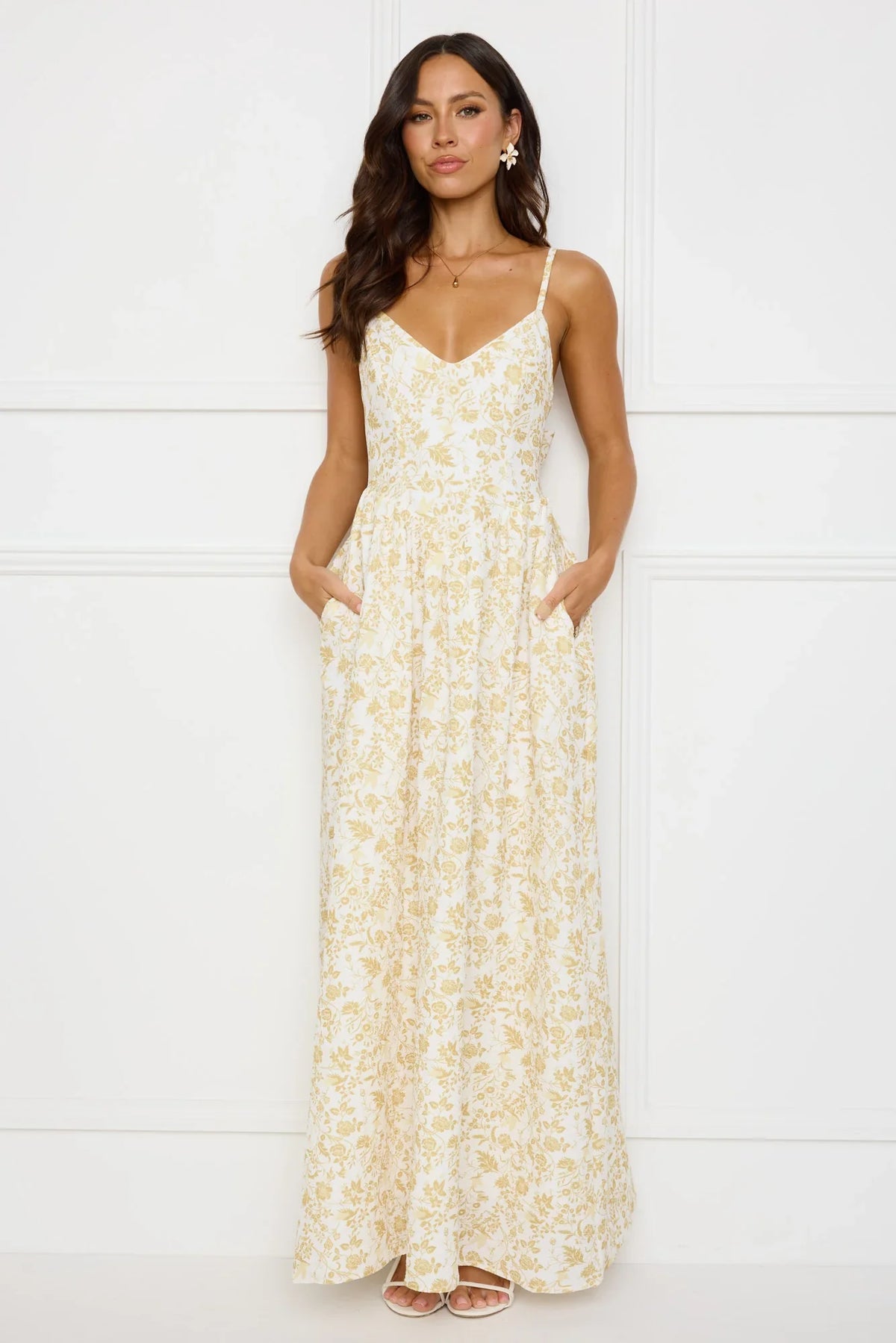 Waking Sun Maxi Dress Yellow