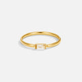 Vioraia Leonore Baguette Crystal Ring
