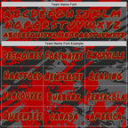 Custom Graffiti Pattern Red Black-Old Gold Brush Stroke Splatter Pullover Sweatshirt Hoodie