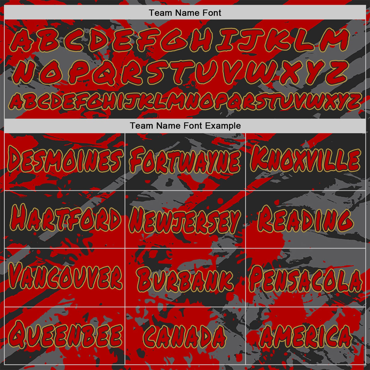 Custom Graffiti Pattern Red Black-Old Gold Brush Stroke Splatter Pullover Sweatshirt Hoodie