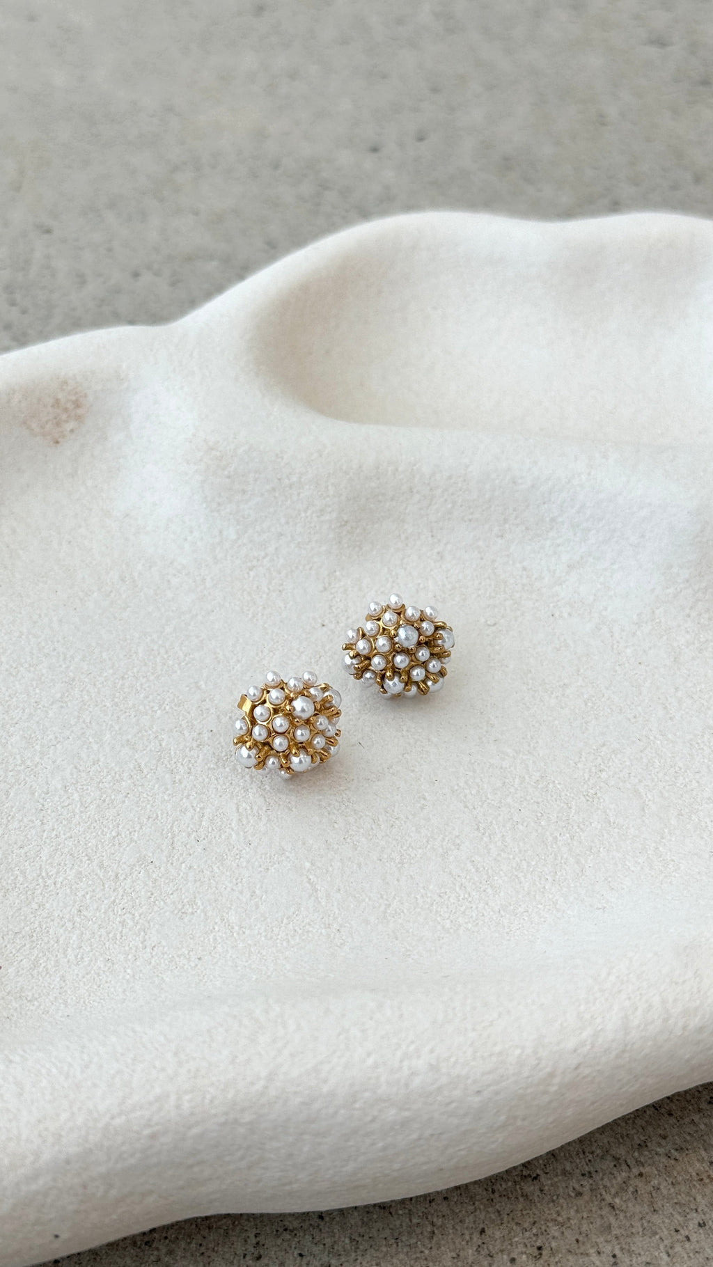 Yatima 18K Gold Earrings - Gold / Pearl