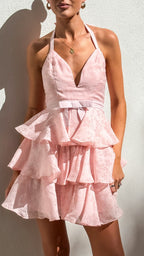 Riana Mini Dress - Blush