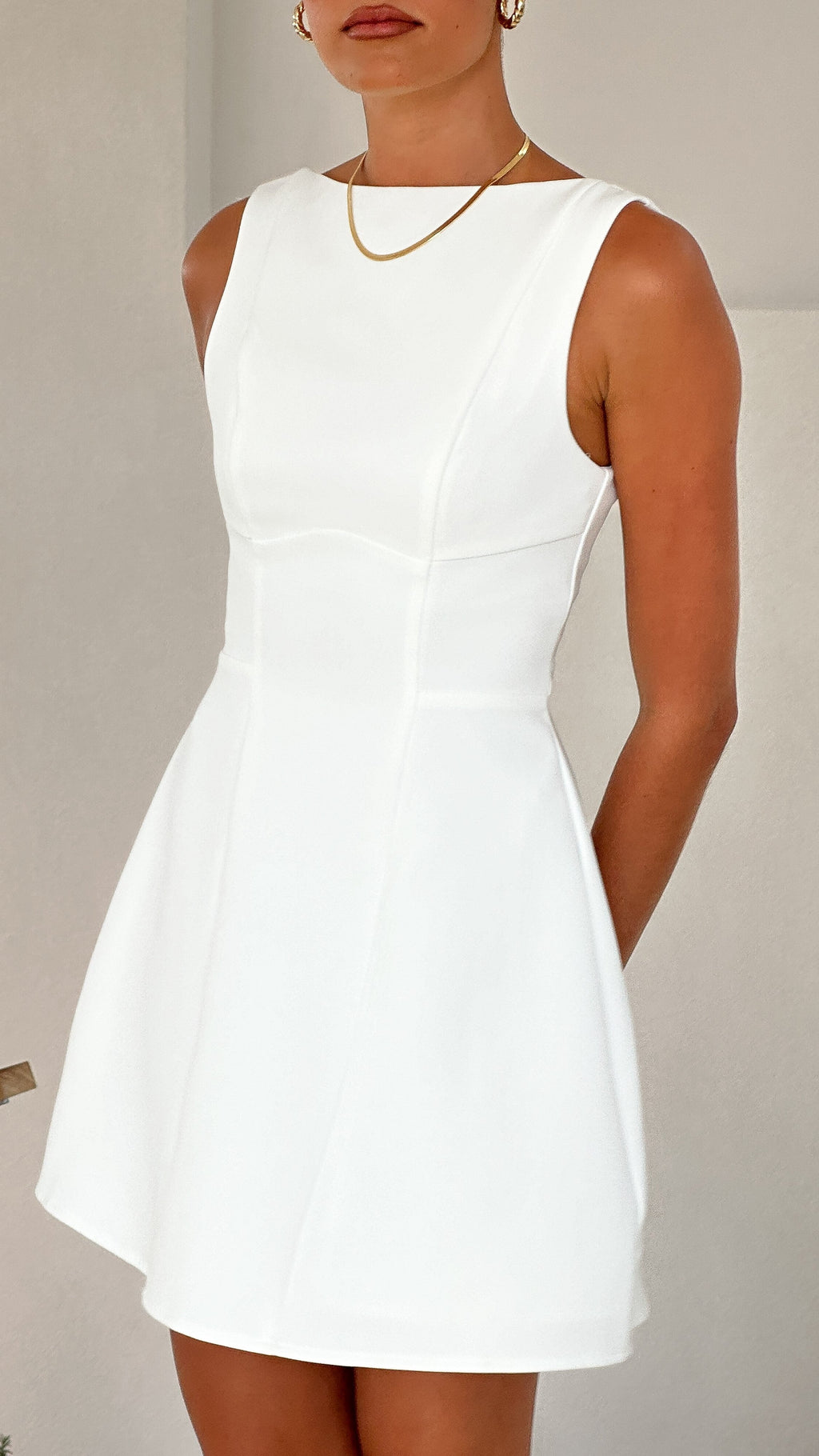 Rafiki Mini Dress - White