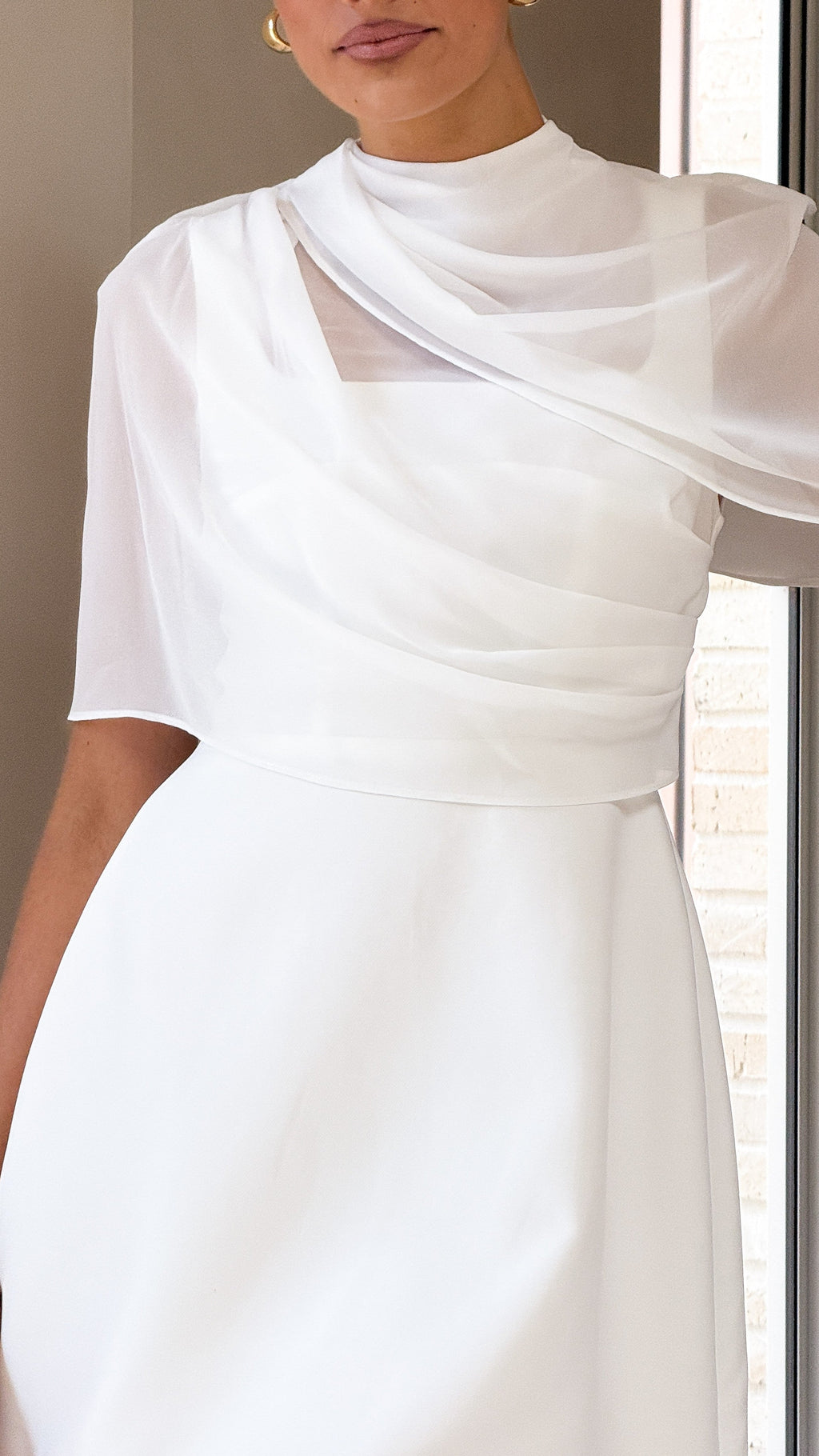 Zahni Mini Dress - White