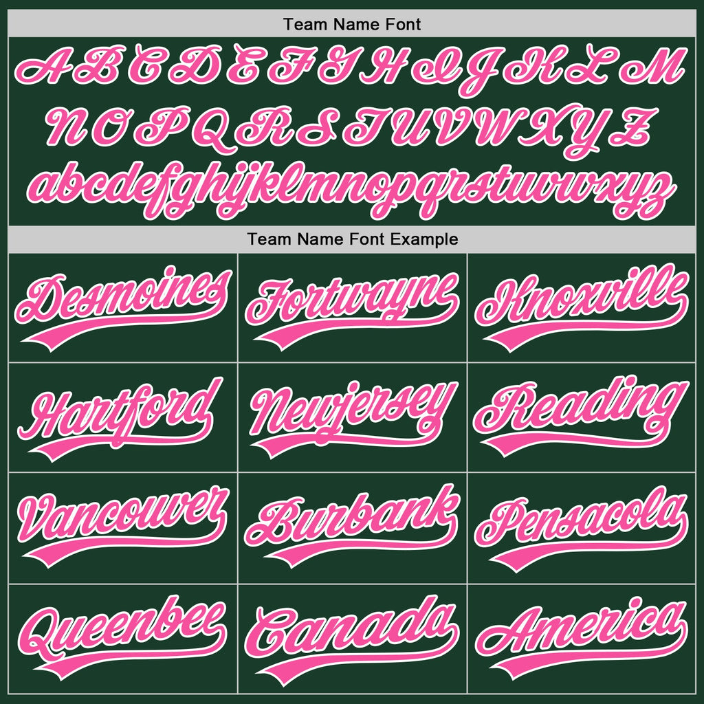 Custom Green Pink-White Split Ripped Pattern Baseball Pullover Sweatshirt Hoodie