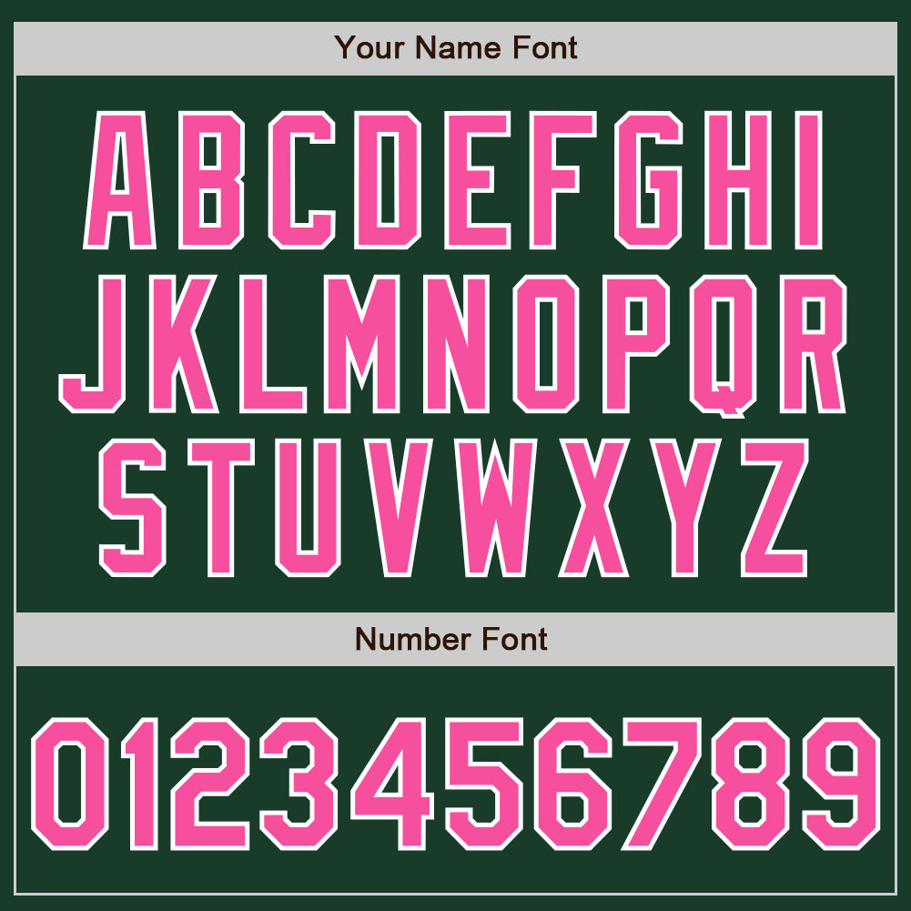 Custom Green Pink-White Split Ripped Pattern Baseball Pullover Sweatshirt Hoodie