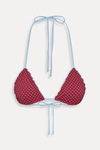 Tidal Polka Dot Bikini Top - Tuscany