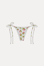 Mackenzie Beaded Cheeky Bikini Bottom - Cherry Picked