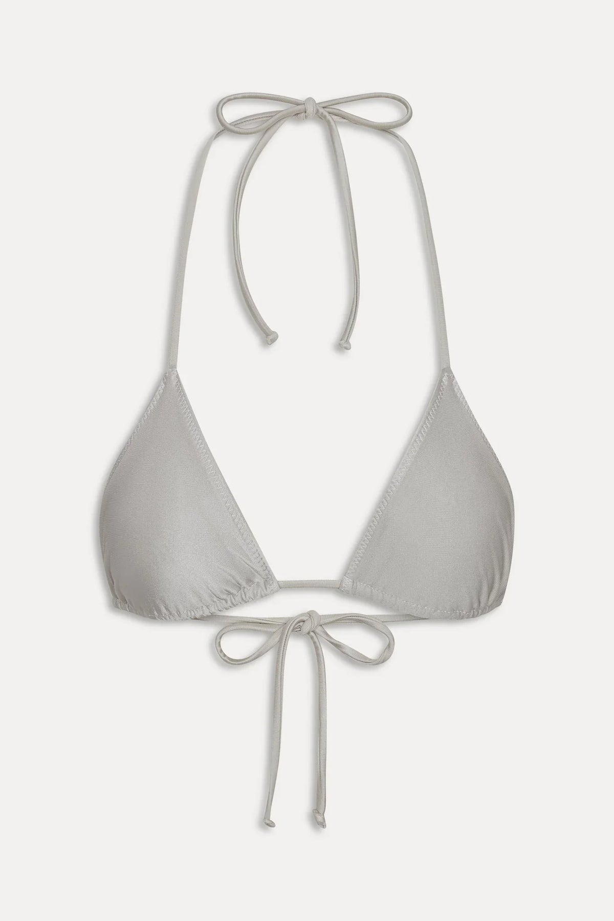 x JENNIE Nick Satin Bikini Top - Moon