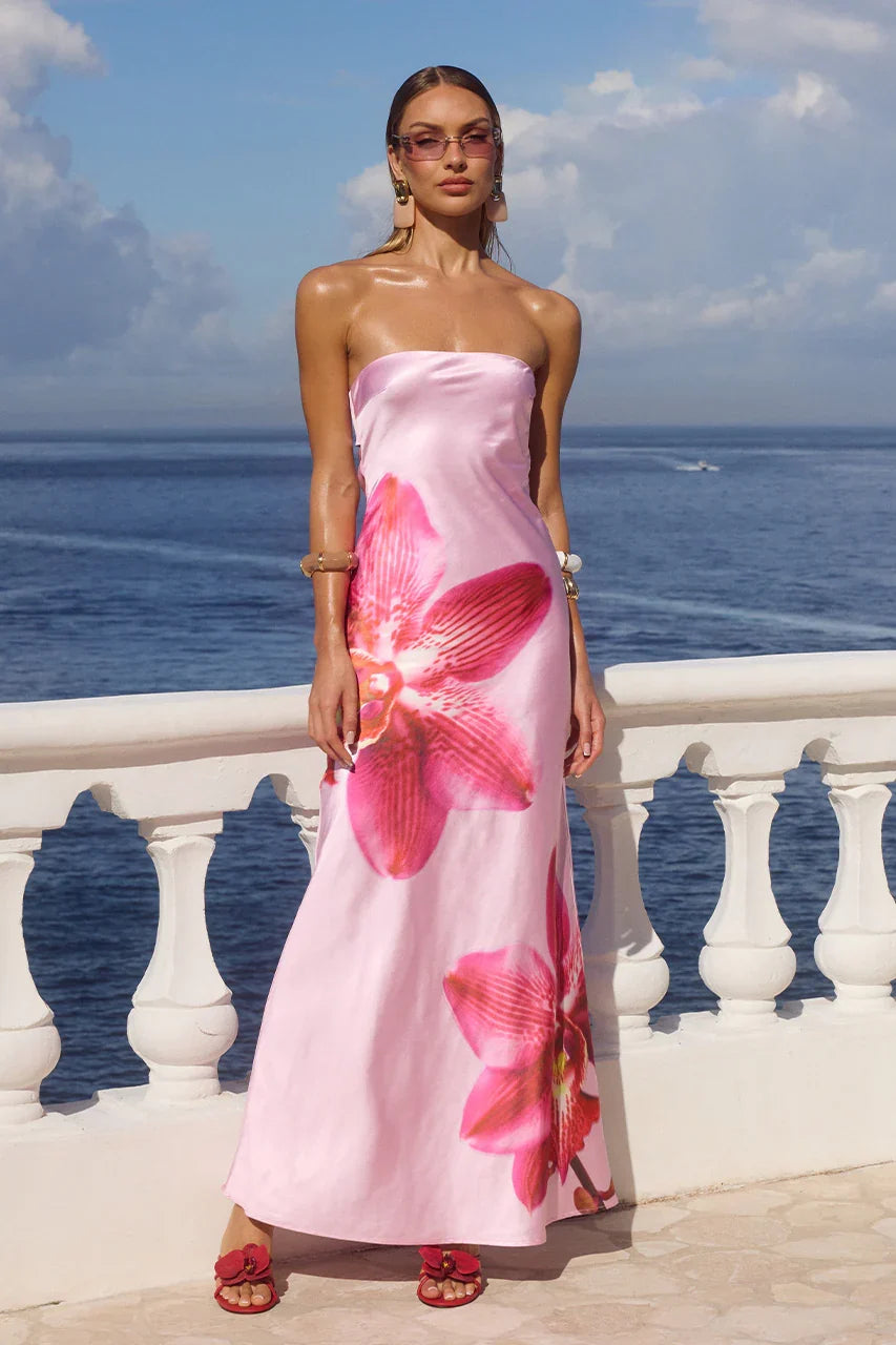 CELESTE MAXI DRESS - ORCHID PINK