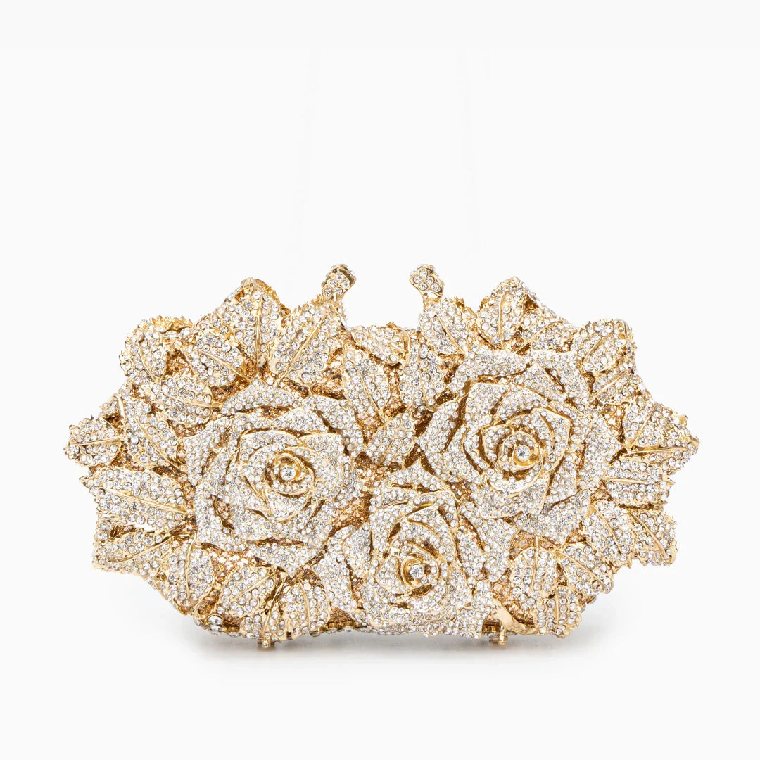 Vioraia Cecilia Rose Clutch Bag