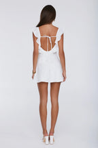 Happy Hour Glow Mini Dress Cream