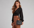 Work It Saffiano Mini Satchel Bag