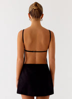 Play With Fire Mini Dress - Black