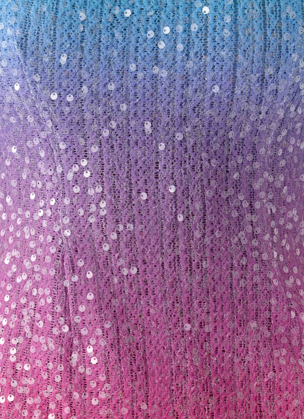 Step Closer Sequin Knit Mini Dress - Disco Ombre