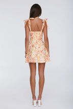 Icon Behaviour Mini Dress Orange