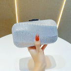 Vioraia Emerald Glitz Clutch Bag
