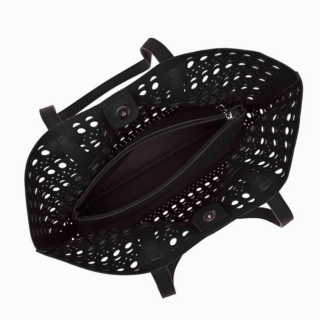 Vioraia Ayla Openwork Tote Bag