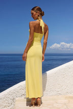 FLORA MAXI DRESS - BUTTER