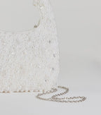 Timeless Chic Beaded Faux Pearl Handbag