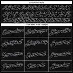 Custom Stitched Black Black-Gray Sports Pullover Sweatshirt Hoodie