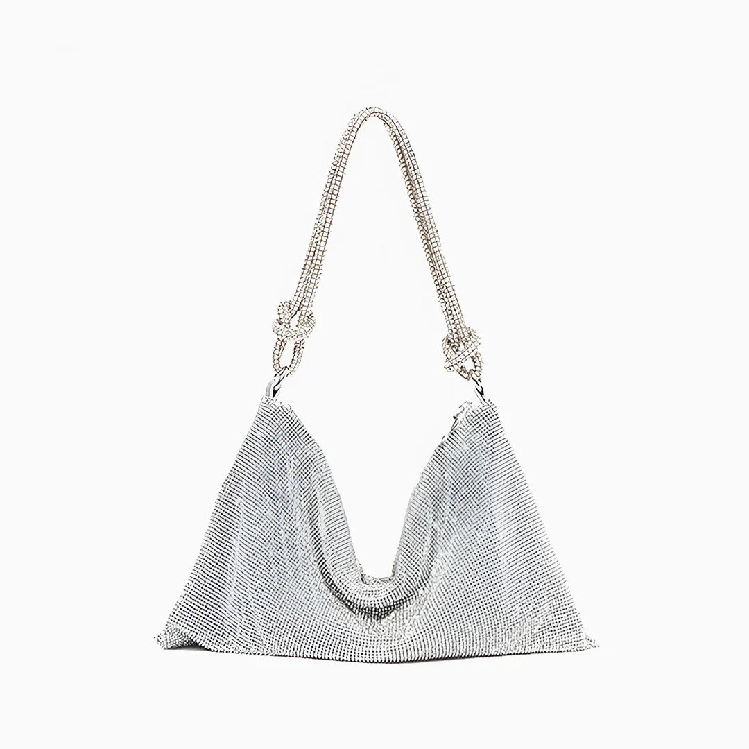 Vioraia Venus Rhinestone Shoulder Bag