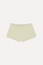 Caster Terry Cheeky Boy Shorts - Lemon