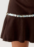 Natabelle Mini Dress - Chocolate