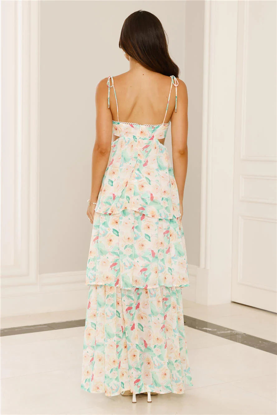 Hamilton Island Maxi Dress Green