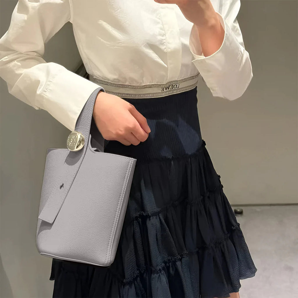 Vioraia Rosa Bucket Crossbody Bag