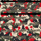 Custom Stitched Camo Black-Cream Sports Pullover Sweatshirt Salute To Service Hoodie