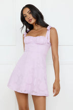 Rooftop Dance Mini Dress Lilac