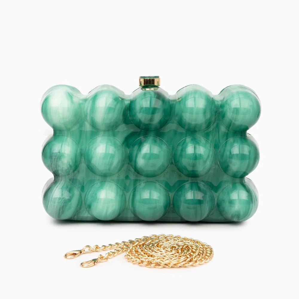 Vioraia (CS) Lorraine Acrylic Clutch Bag