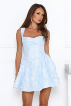 Light Whisper Mini Dress Blue
