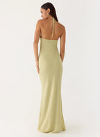Anouk Halter Maxi Dress - Sage