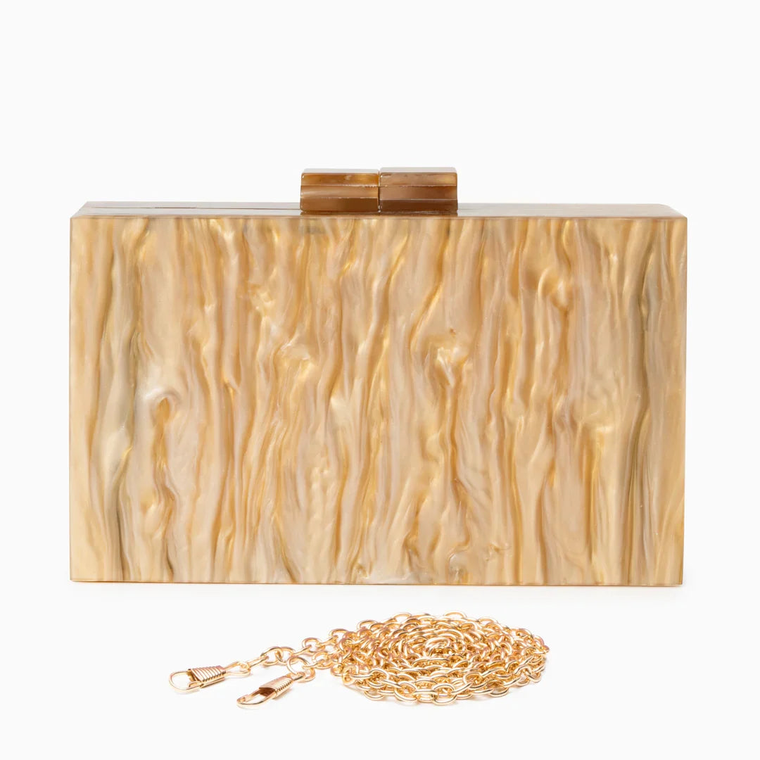 Vioraia Arya Acrylic Clutch Bag