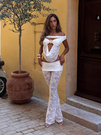 ADELYN PANT WHITE