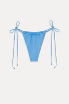 Tia Skimpy String Bikini Bottom - Azure