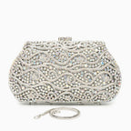 Vioraia (CS) Juliet Rhinestones Clutch Bag - Silver