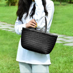 Vioraia Brie Woven Handbag