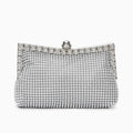 Vioraia Scarlett Rhinestones Clutch Bag