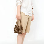 Vioraia Campbell Woven Handbag